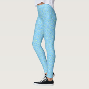 Legging Escallop - Azul Japonês