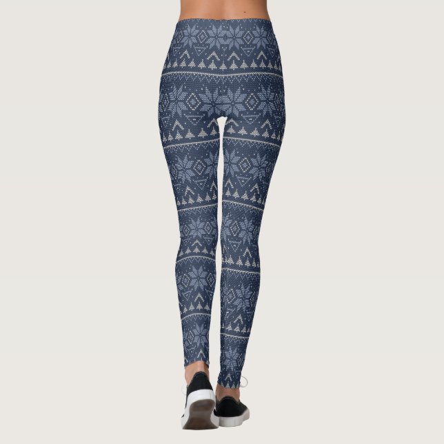 Legging Escandinavo, tricô (Verso)