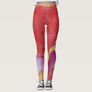 Legging Escarlate das caneleiras da ioga de CALactive