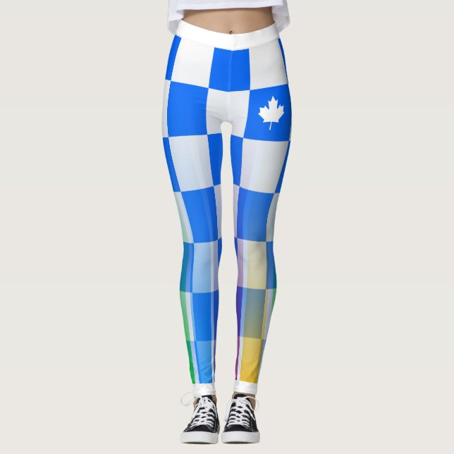 Legging Escolha seu Verificador de Mapeamento Canadiano Co (Frente)
