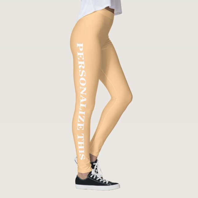 Legging Escolha sua cor personalizada personalizada feita (Direita)