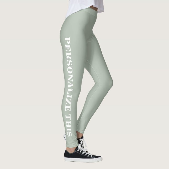 Legging Escolha sua cor personalizada personalizada feita (Direita)