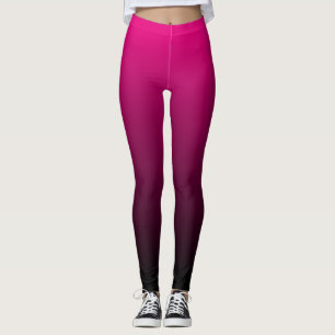 Legging Escolha um preto Ombre da cor