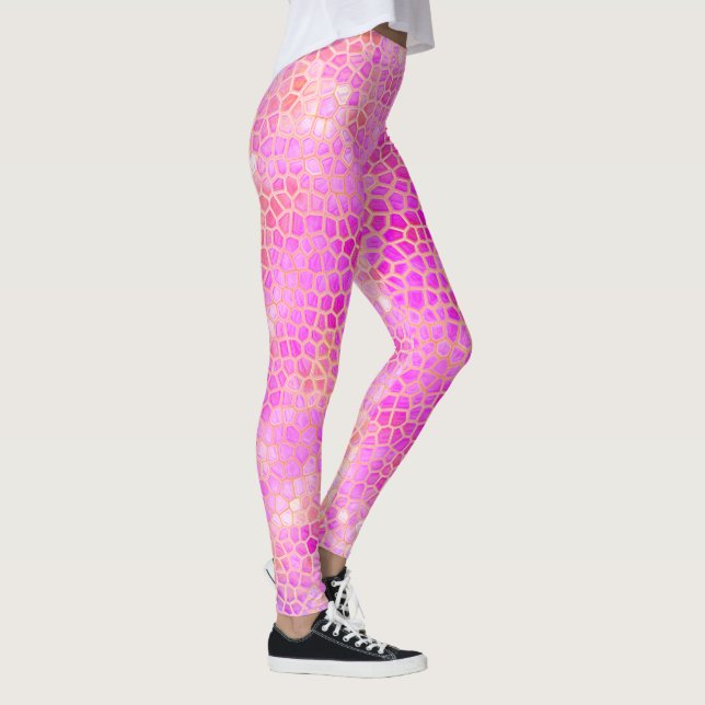 Legging Esconder Dinossauro Rosa (Direita)