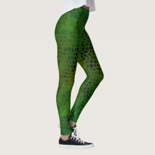 Legging Esconder Dinossauro Verde