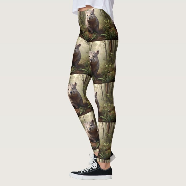Legging "Escondido no Bush: Um Morcego Aussie na Selvagem" (Esquerda)