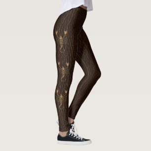 Legging Escorpião do Couro-Olhar