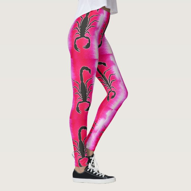 Legging escorpião rosa (Direita)