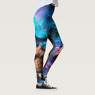 Legging EscorregadioJoe muscular roupa interior vibrante