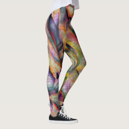 Legging Esculpido com rugosidade e aquarela virtual
