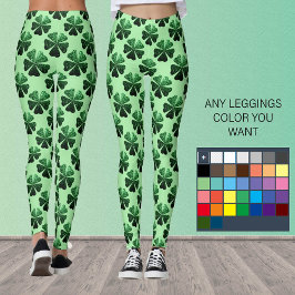 Legging Escuridão brilho verde Escuridão brilho Shamrock P