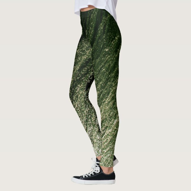 Legging Escuro a Pastel Jade Ombre Glitter, Elemento da Te (Esquerda)
