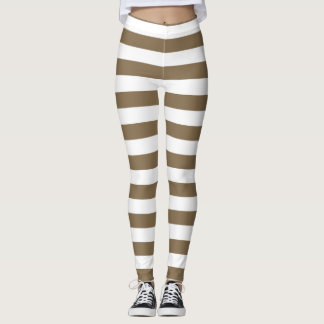 Legging Escuro-escuro e branco, de cor horizontal