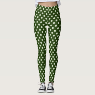 Legging Esfera de golfe em verde para golfe