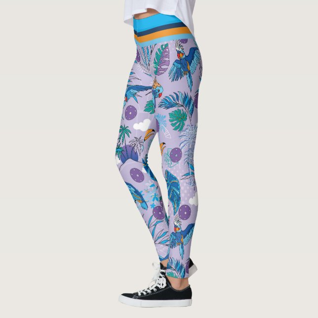 Legging Esfera Tropical, travessa (Esquerda)