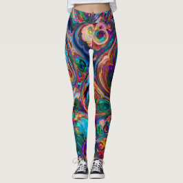 Legging Espalhamento Moderno de Tintas