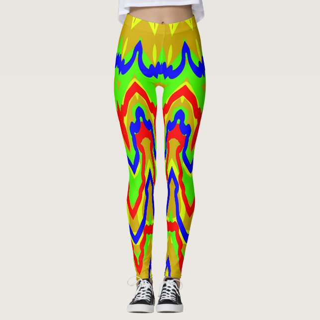 Legging Especial de Natal multicolor "Ratti_Creative_Arts" (Frente)