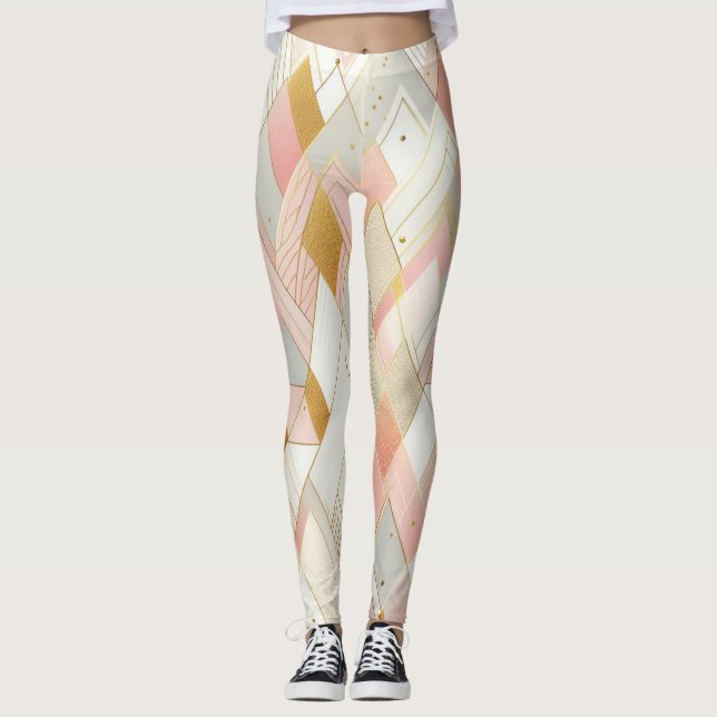 Legging Espectro de Triângulo de Sombreamento (Frente)