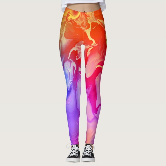 Legging Espectro Elétrico em Movimento (Frente)