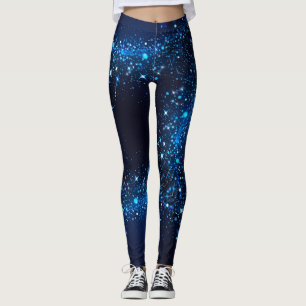Legging Espelhos azuis escuros