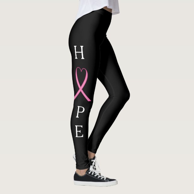 Legging ESPERANÇA com os Leggins cor-de-rosa da (Direita)