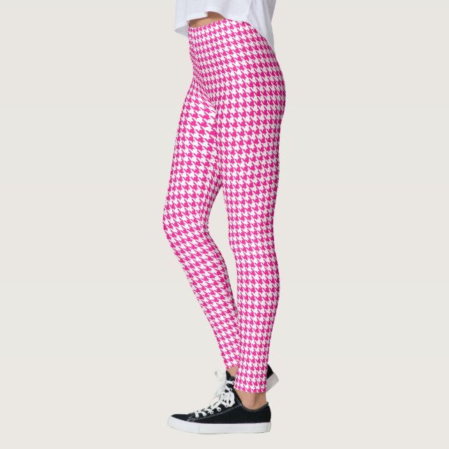 Legging Espessooth Médio Branco da Fúchsia, Rosa (Esquerda)