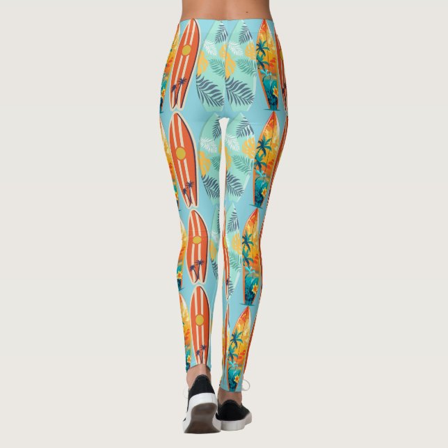 Legging Espetáculo de surfboard (Verso)