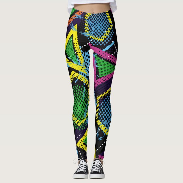 Legging Espetáculo desportivo, design para crianças. (Frente)