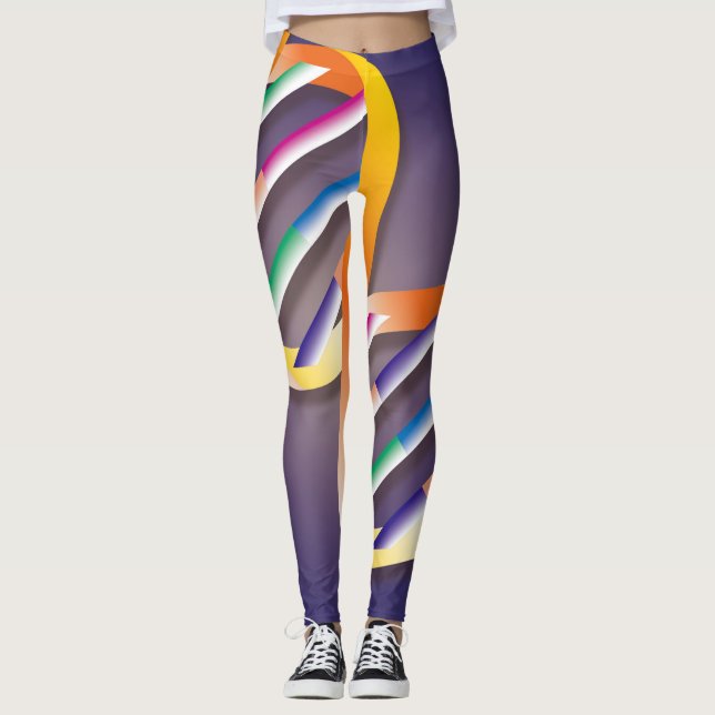 Legging Espiral de DNA Ciência (Frente)
