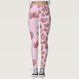 Legging Espiral dos corações
