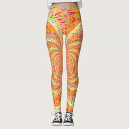 Legging Espiral Laranja