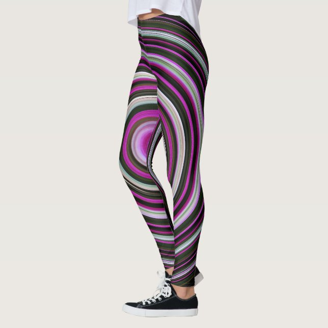 Legging espiral roxa (Esquerda)