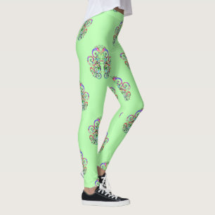 Legging Espírito Coração Pintado Design 4