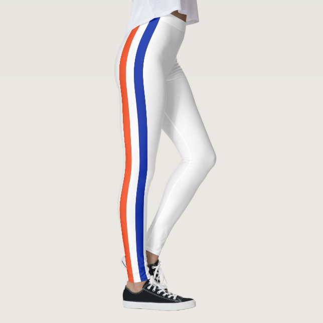 Legging Espírito de Equipe da Flórida, Laranja, Branco e A (Direita)