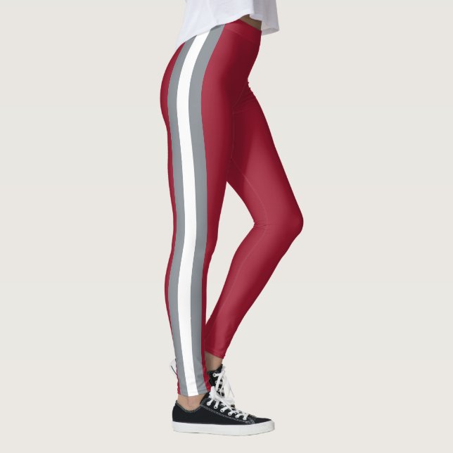 Legging Espírito de Equipe do Alabama no Carmesim (Direita)