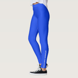 Legging Esplêndido Nome de Cor Azul Fairywren