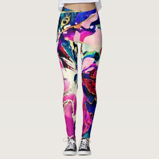 Legging EsplêndidoLee - Lâmpadas de Lava Abstrato
