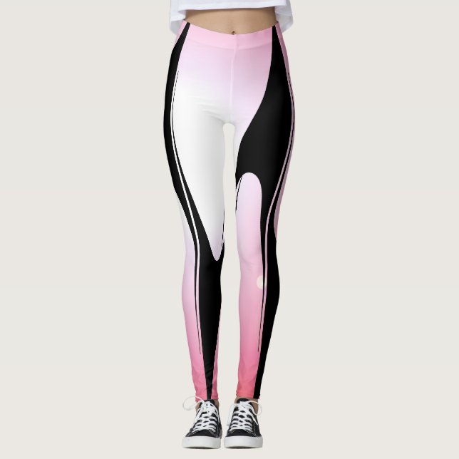 Legging Esportes chiques da forma da tecnologia moderna (Frente)