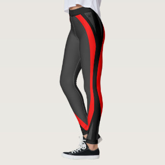 Legging Esportes de Cinza Negra Attoni, Vermelha e Estirpe