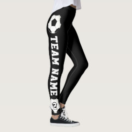 Legging Esportes Personalizados de Nome e Número da Equipe