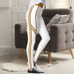 Legging Esportivas Femininas Modernas Elegantes Listras Cl