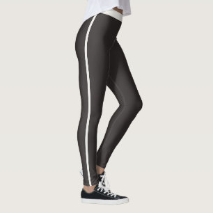 Legging Espresso Personalizado Preto Listra Neutra Elegant