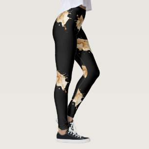 Legging Espresso Splash Atlético