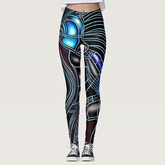 Legging Esqueleto do Cyborg (Frente)