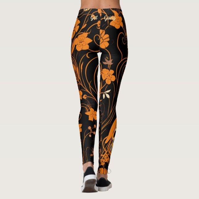 Legging Esqueletos Assustadores Halloween (Verso)