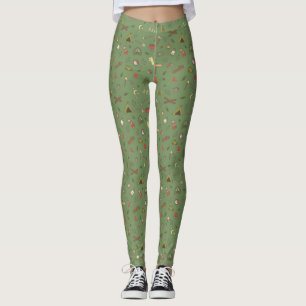 Legging Esquema de acampamento de KhakiQuiName