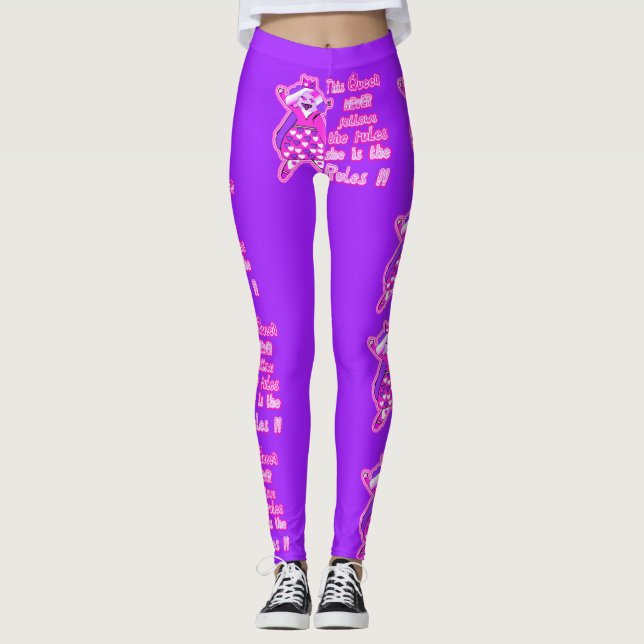 Legging Esta rainha nunca segue as regras (Frente)