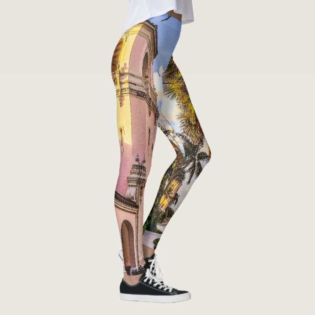 Legging Estação de Comboio Tropical (Direita)