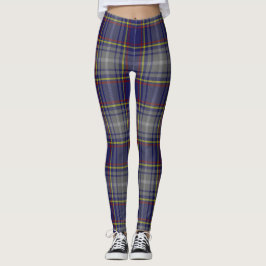 Legging Estado de xadrez de tartan de Nevada