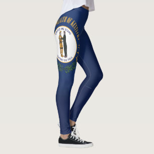 Legging Estado legal Da Moda De Bandeira Do Kentucky